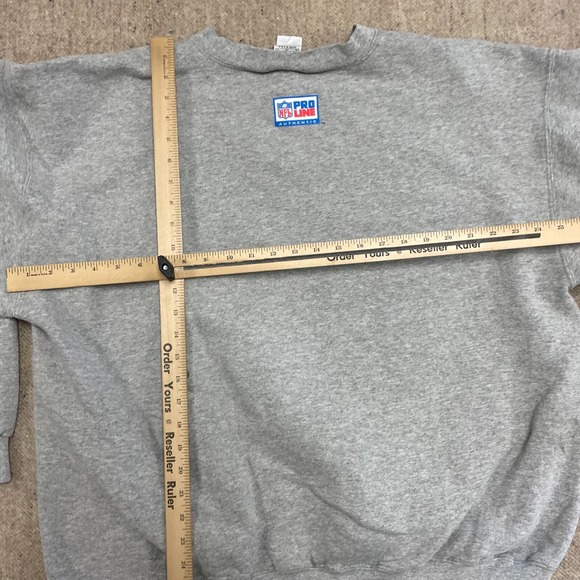 Vintage Nike Dallas Cowboys sweatshirt mens XL gray 1990s NFL swoosh - Picture 9 of 12